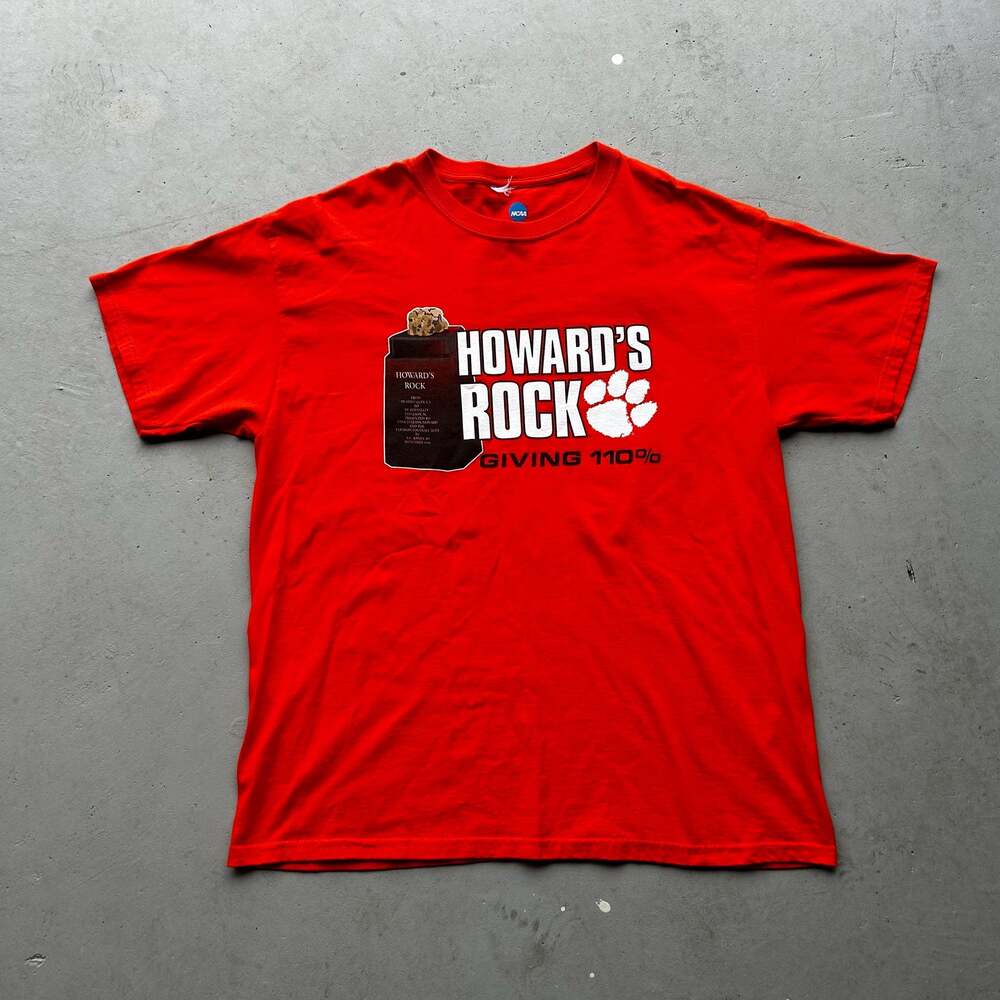 NCAA Clemson Tigers Howard's Rock Giving 110% Graphic T-Shirt Size XL
